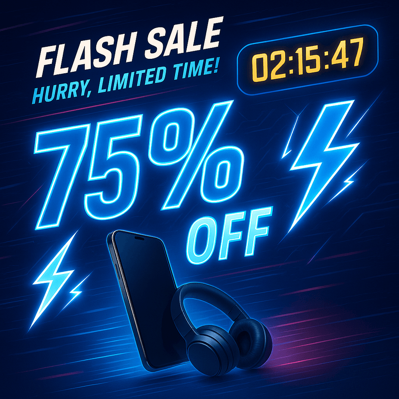 Flash Sale Animation Style